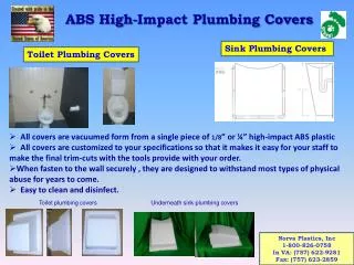 ABS High-Impact Plumbing Covers