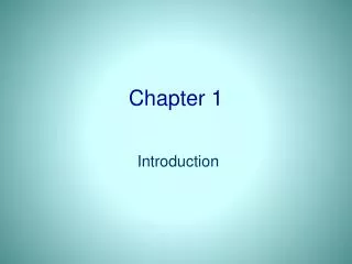 Chapter 1
