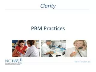PBM Practices