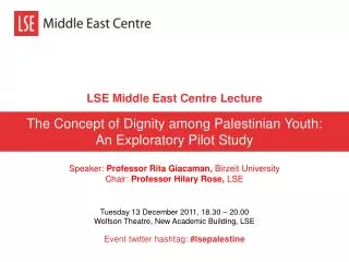 LSE Middle East Centre Lecture