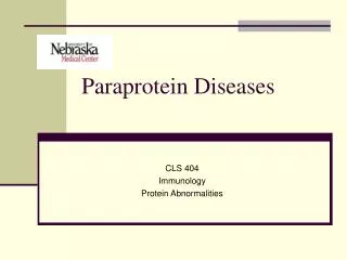 Paraprotein Diseases
