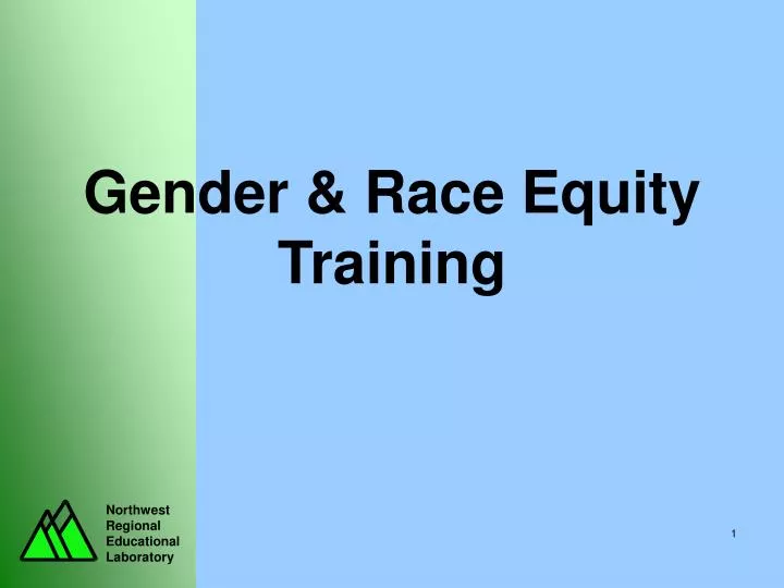 gender race equity training