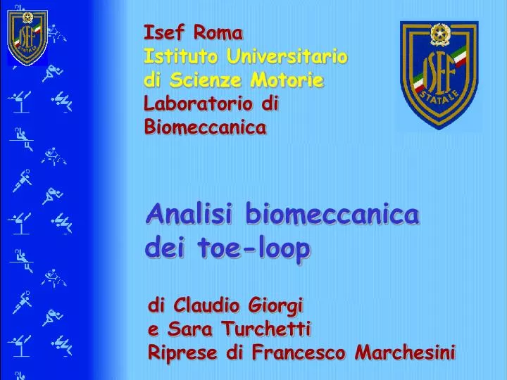 analisi biomeccanica dei toe loop