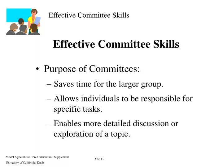 effective committee skills