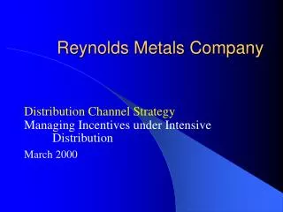 Reynolds Metals Company