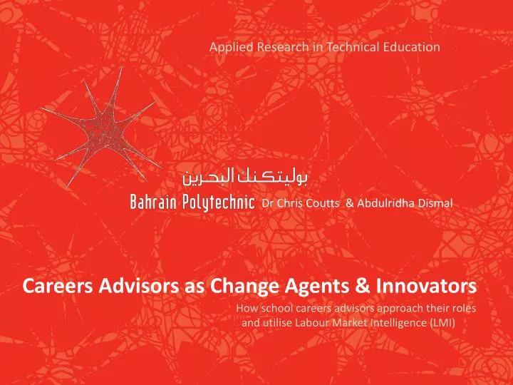 careers advisors as change agents innovators