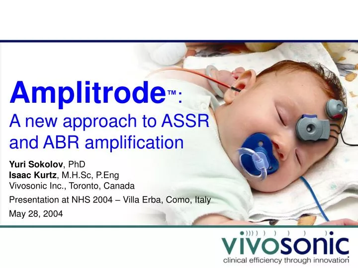 amplitrode a new approach to assr and abr amplification
