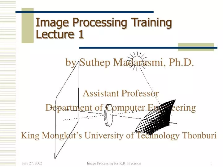 image processing training lecture 1