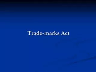 Trade-marks Act