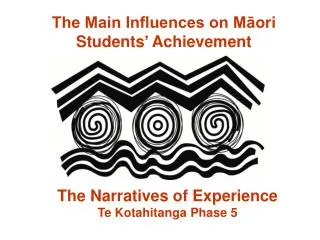 The Main Influences on Māori Students’ Achievement