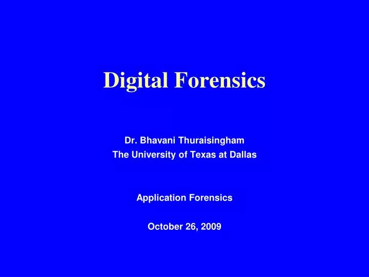 digital forensics