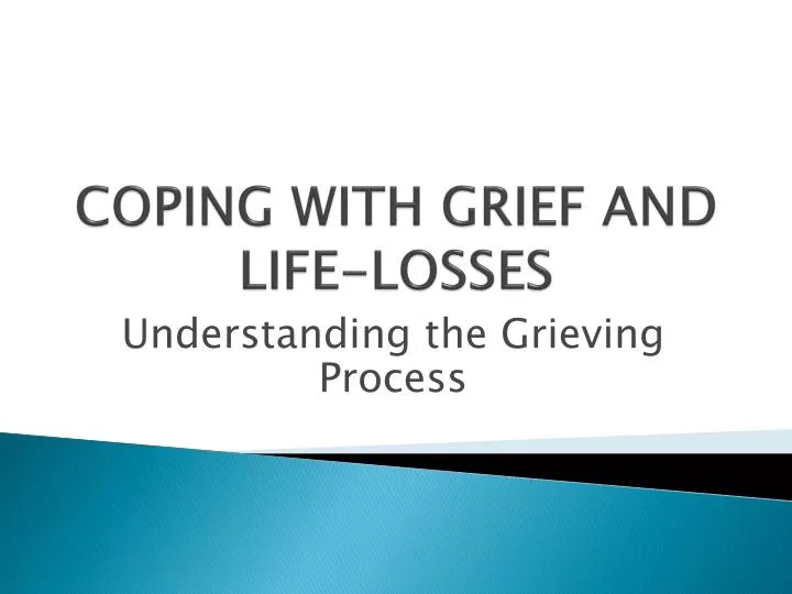 coping with grief and life losses