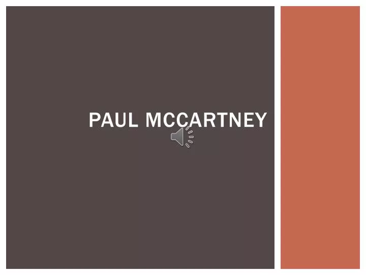 paul mccartney