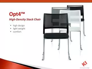 Opt4™ High-Density Stack Chair