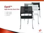 Opt4™ High-Density Stack Chair - slide 1
