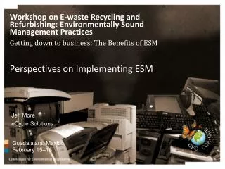 Perspectives on Implementing ESM