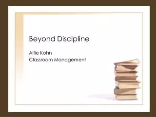 Beyond Discipline