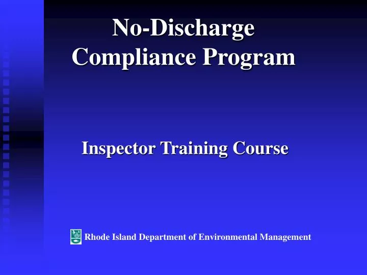 no discharge compliance program