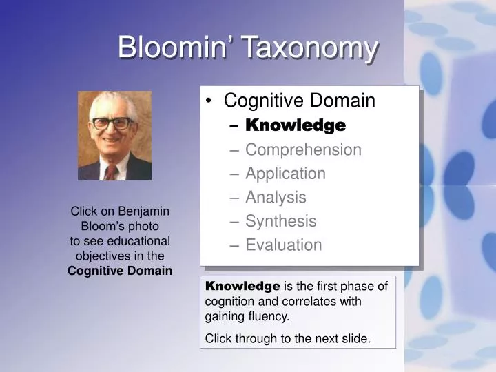bloomin taxonomy