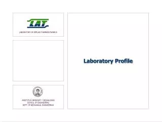 Laboratory Profile