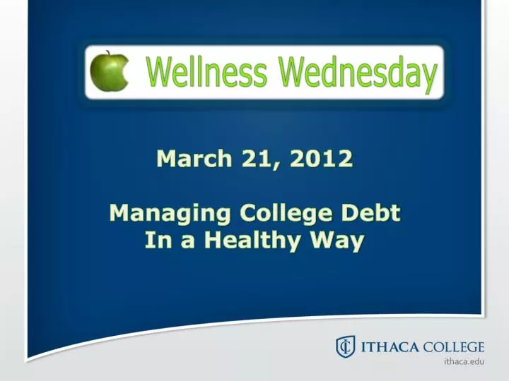 march 21 2012 managing college debt in a healthy way