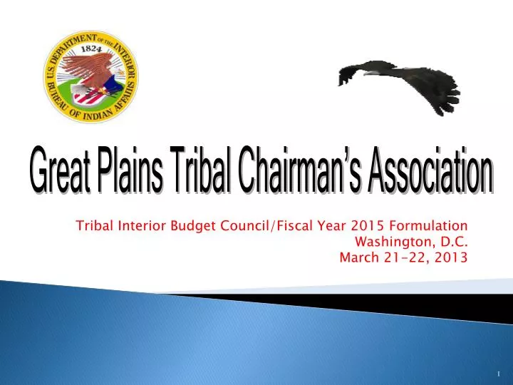 tribal interior budget council fiscal year 2015 formulation washington d c march 21 22 2013