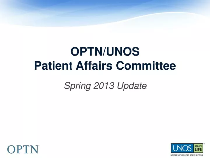 optn unos patient affairs committee