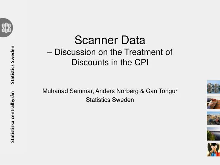 scanner data discussion on the treatment of discounts in the cpi