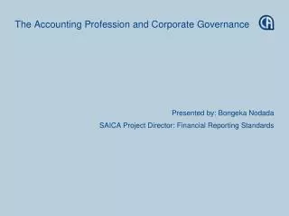 The Accounting Profession and Corporate Governance