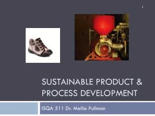 Sustainable Product &amp; process development