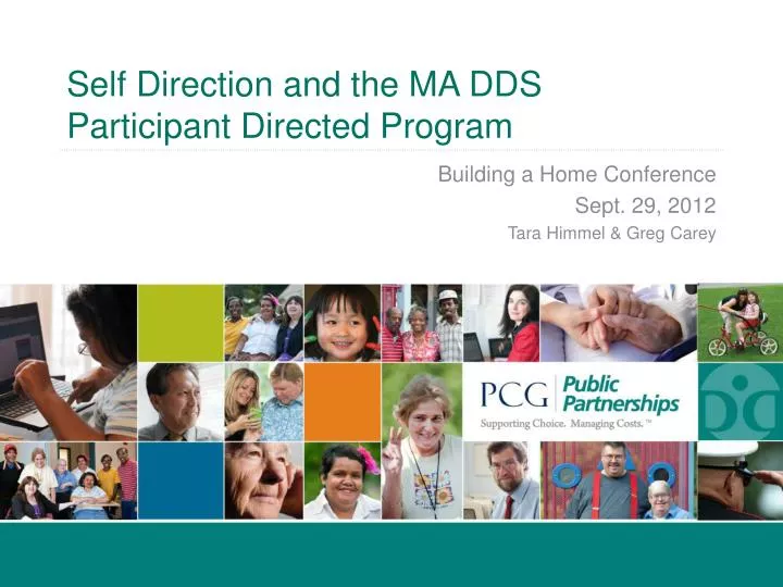self direction and the ma dds participant directed program
