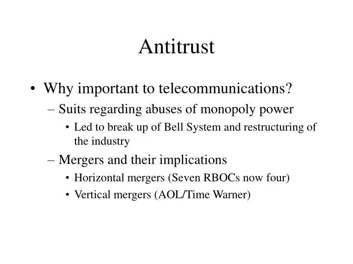 antitrust