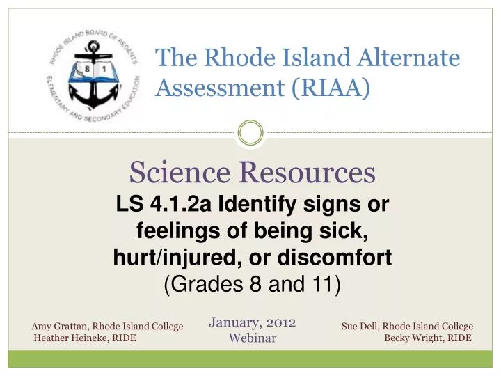 the rhode island alternate assessment riaa