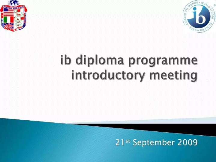 ib diploma programme introductory meeting