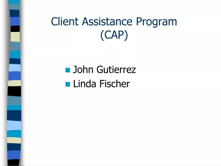 client assistance program cap