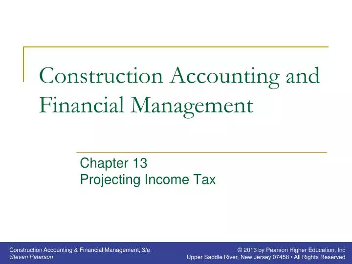 construction accounting and financial management