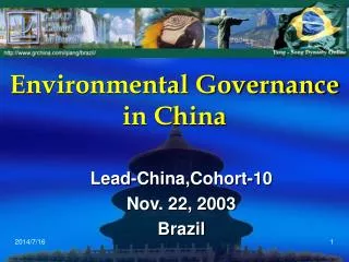 Environmental Governance in China