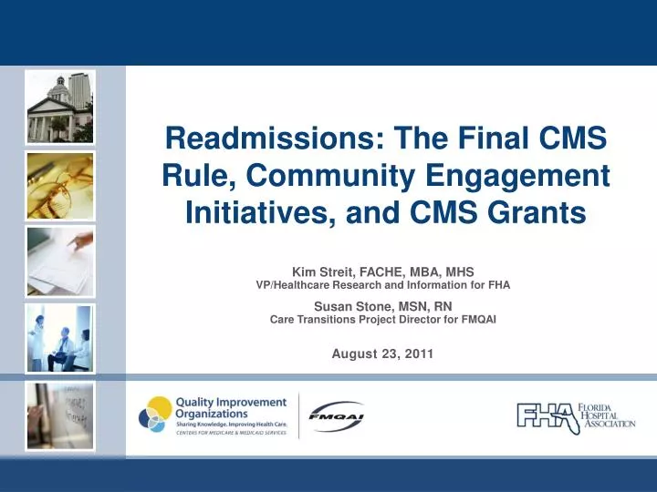 readmissions the final cms rule community engagement initiatives and cms grants
