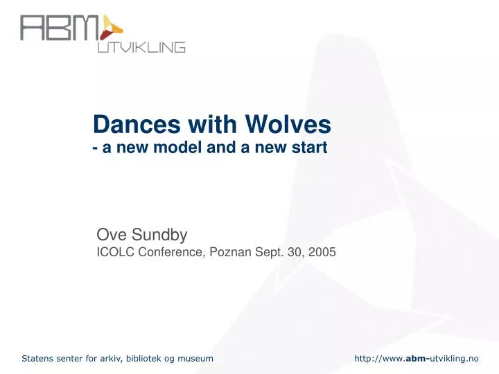 dances with wolves a new model and a new start
