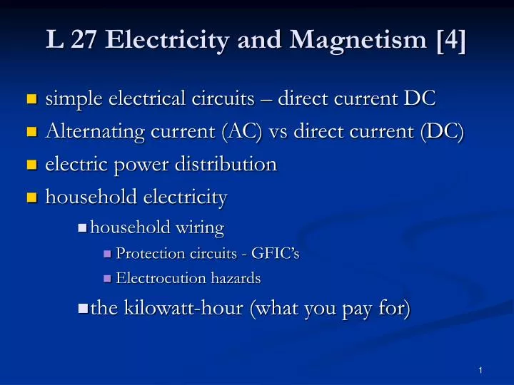 l 27 electricity and magnetism 4