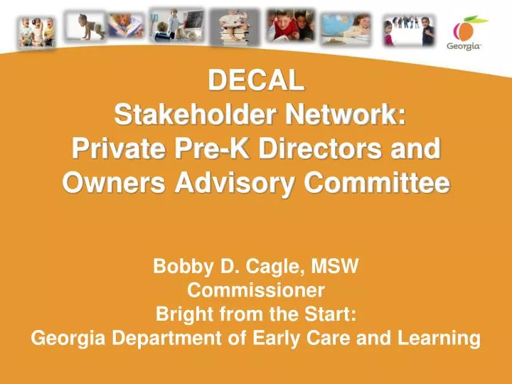 decal stakeholder network private pre k directors and owners advisory committee
