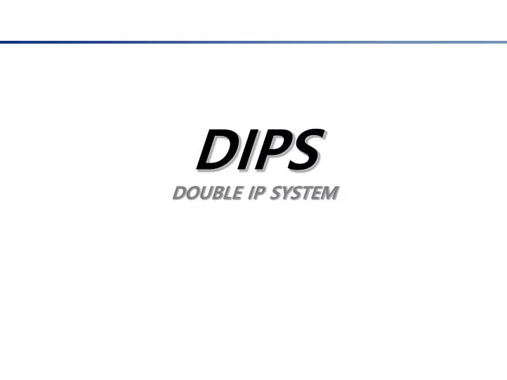 dips double ip system