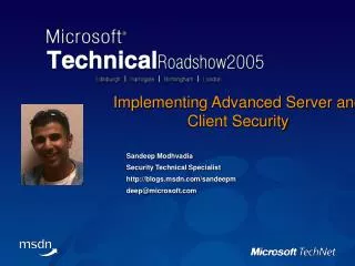 Implementing Advanced Server and Client Security
