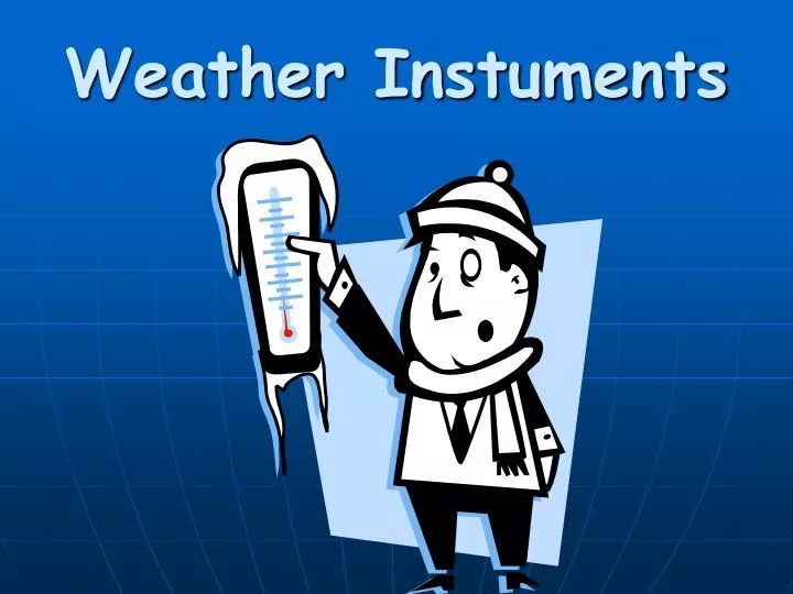 weather instuments