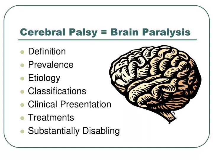 cerebral palsy brain paralysis