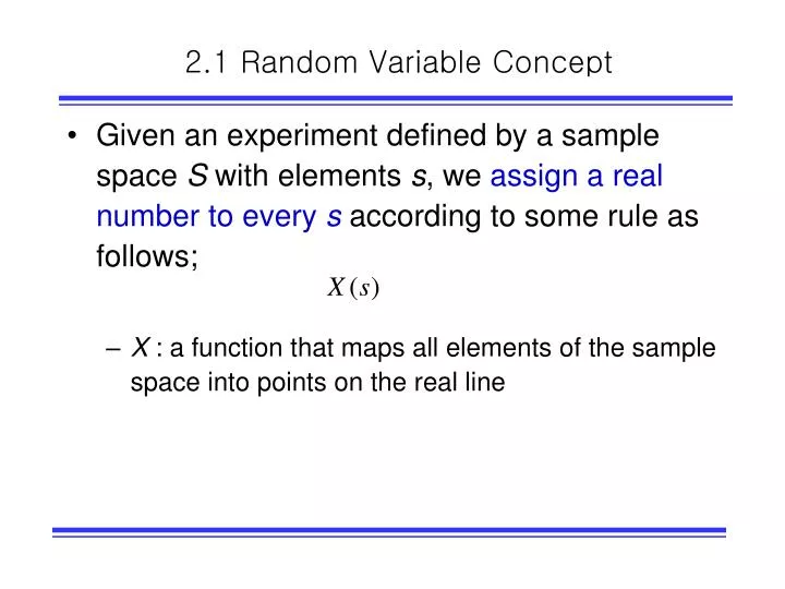 2 1 random variable concept