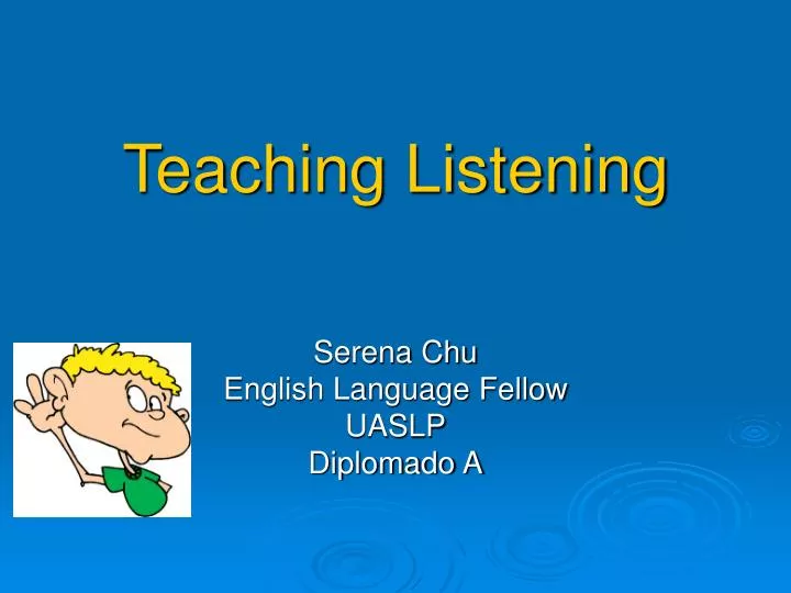 teaching listening