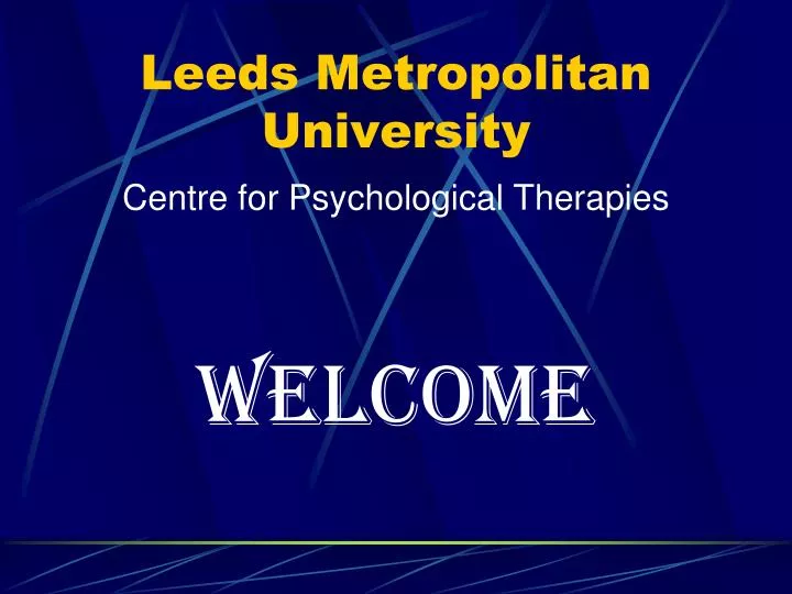 leeds metropolitan university