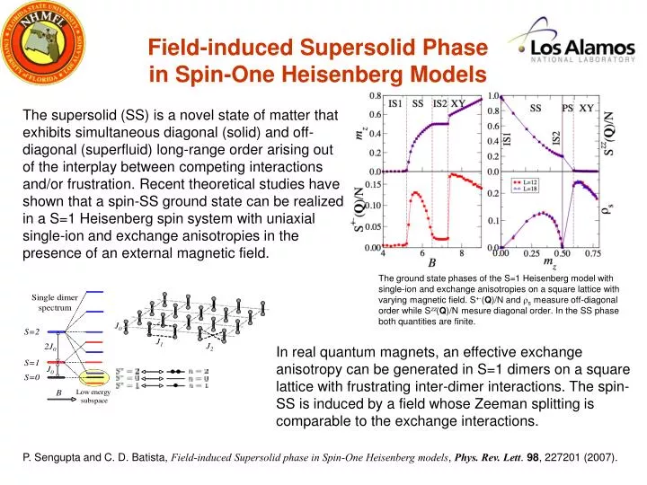 field induced supersolid phase in spin one heisenberg models