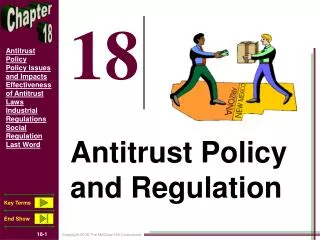 Antitrust Policy and Regulation